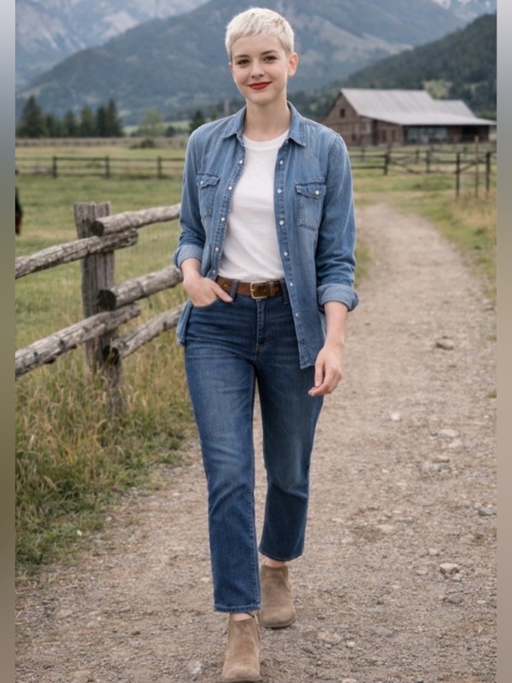 Chico’s Platinum Ultimate Fit Slim Leg Jeans Women’s 8 (Chico’s Size 1) Denim